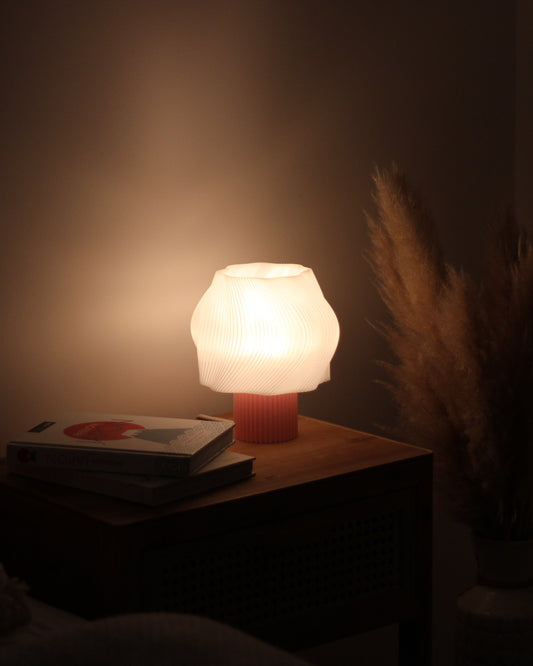 Lampe ONDRA - Rose/Translucide