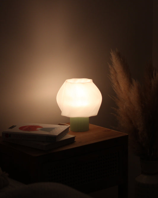 Lampe ONDRA - Vert menthe/Translucide