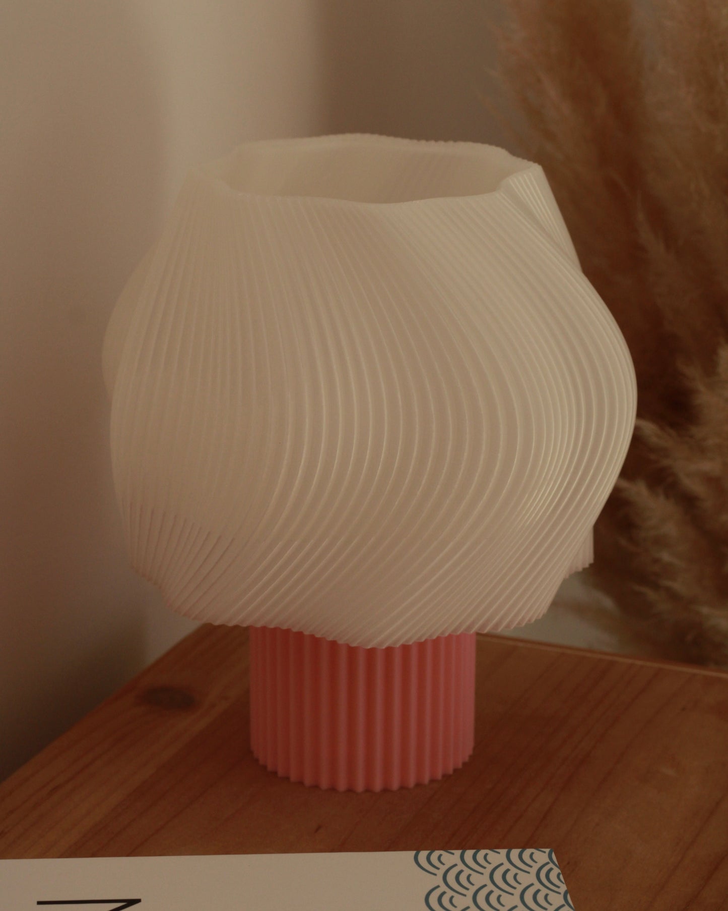 Lampe ONDRA - Rose/Translucide