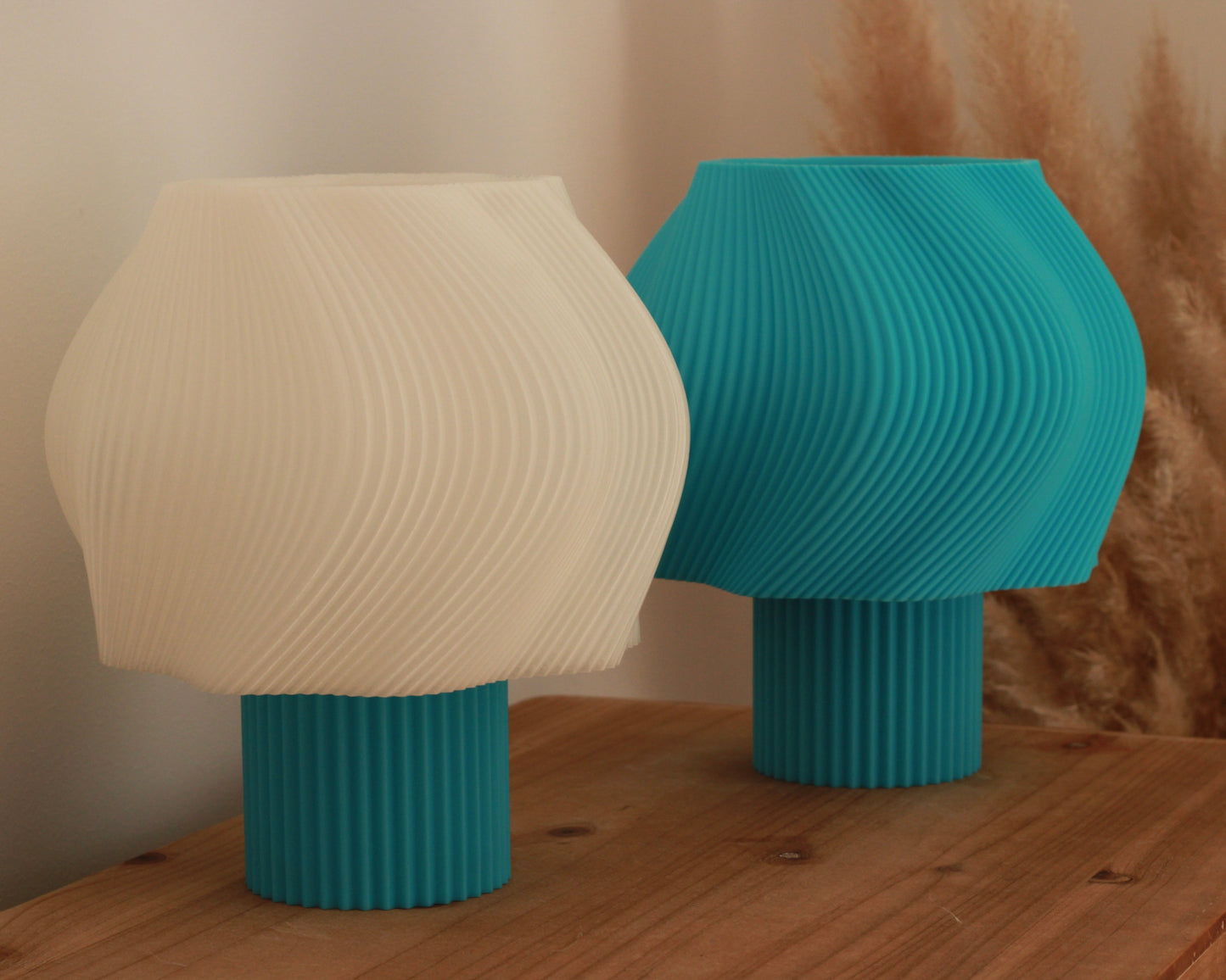 Lampe ONDRA - Bleu ciel/Translucide