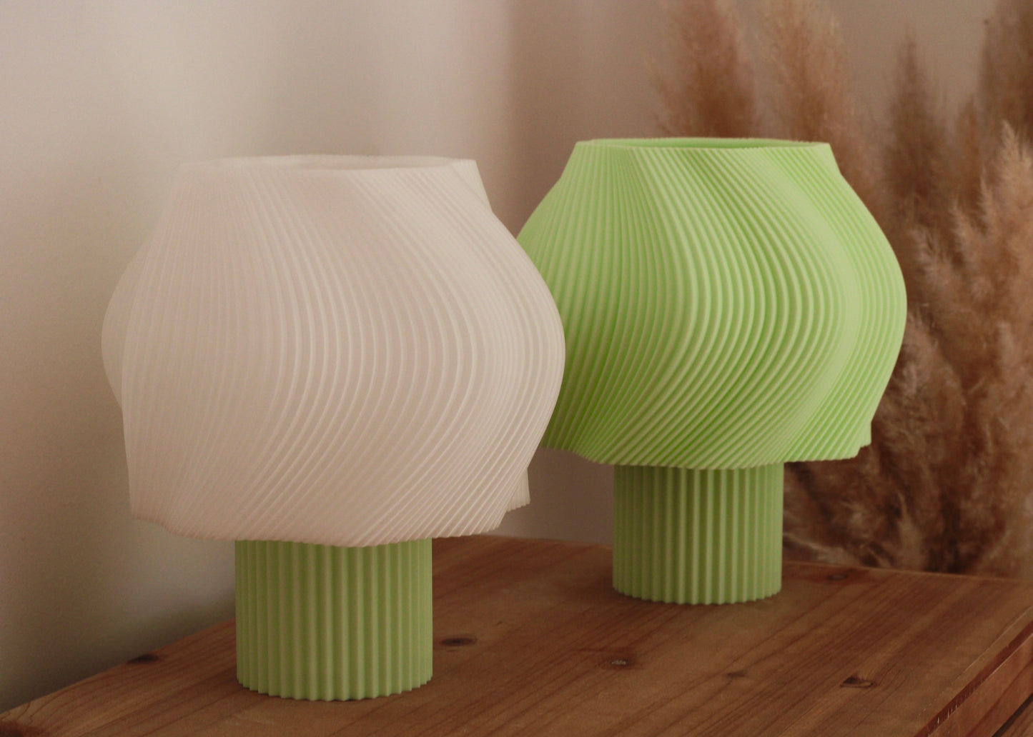 Lampe ONDRA - Vert menthe/Translucide