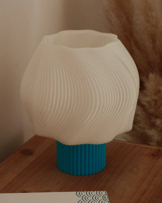 Lampe ONDRA - Bleu ciel/Translucide