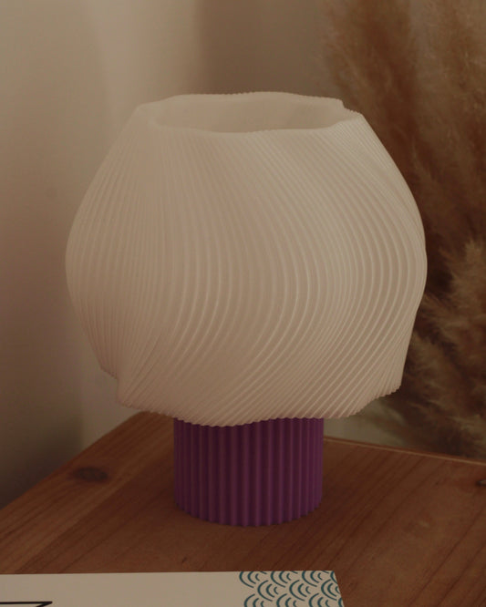 Lampe ONDRA - Lilas/Translucide