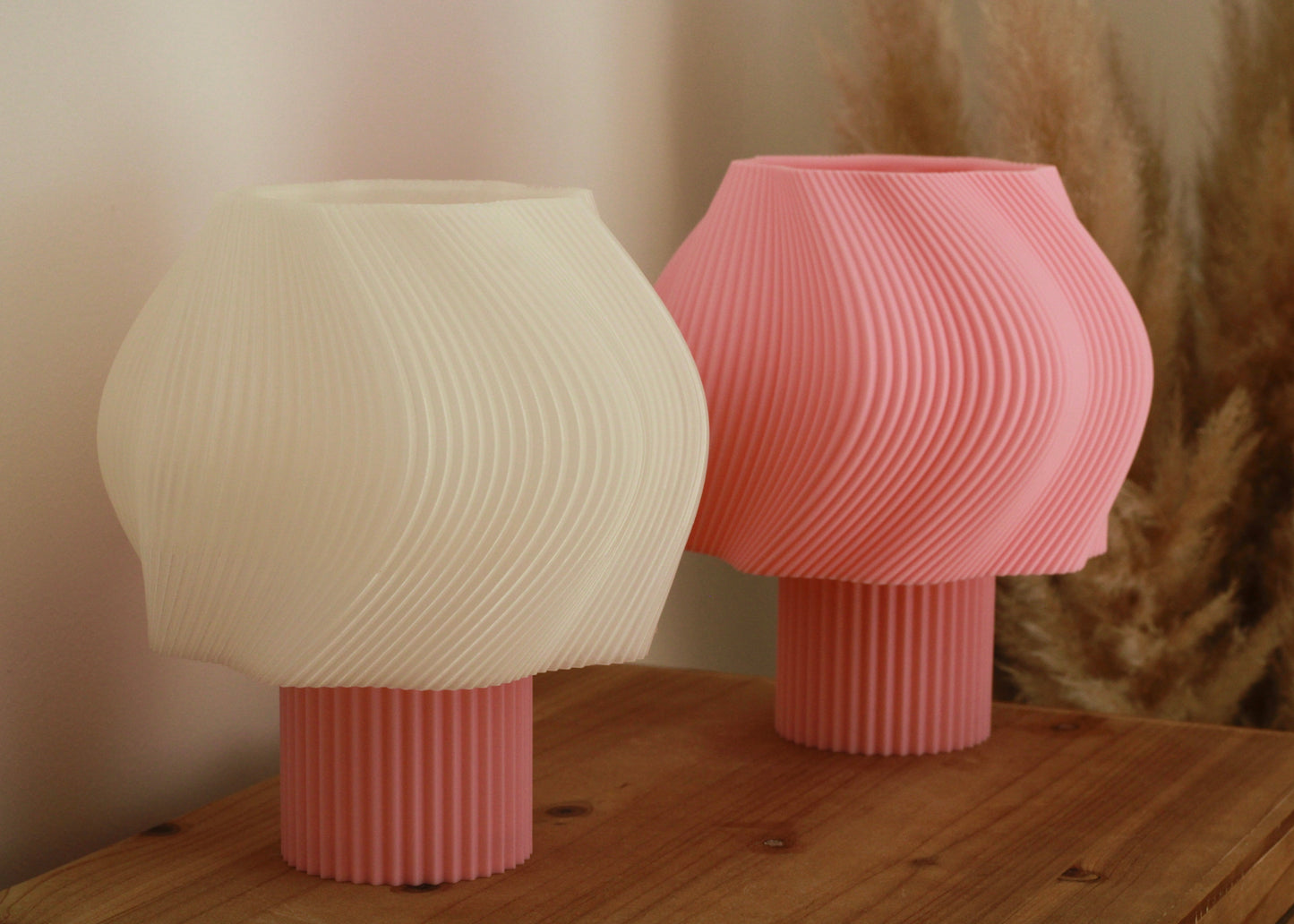 Lampe ONDRA - Rose/Translucide