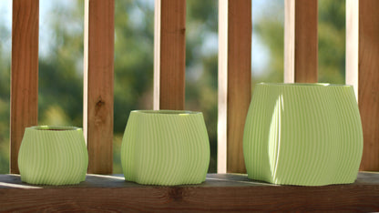 Cache-pot ONDRA - Vert menthe