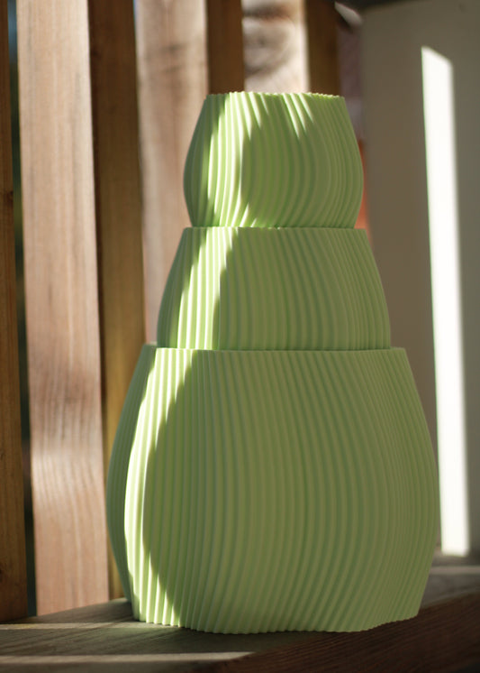 Cache-pot ONDRA - Vert menthe